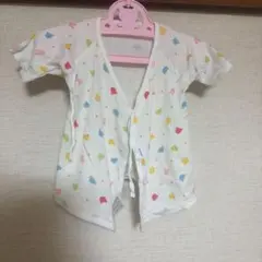 カラフル動物柄 コンビ肌着 50-60cm