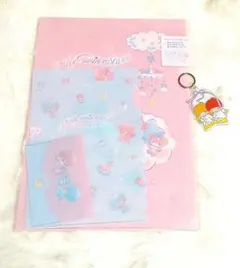 リトルツインスターズ ❤️クリアファイルセット 15周年記念❤️チャーム付き❤️
