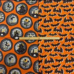 USAコットン マイケルミラー ハロウィン 2柄セット 各50cmラスト1セット