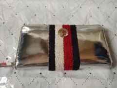 トミーヒルフィガー 長財布 シルバー