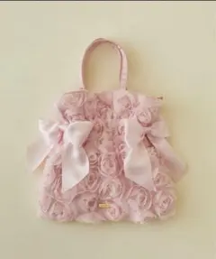 Maison de FLEUR チュールローズダブルリボン2Wayトートバッグ