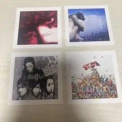 ラルク ラルカフェ アルバム ジャケット デザインカード き*た様 【ラルカフェ非売品】ラルクアンシエル 35周年 アルバム
