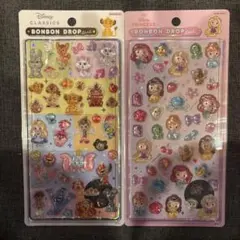 【正規品】ボンボンドロップシール　ディズニープリンセス　クラシック2枚セット