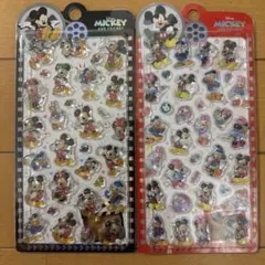 ディズニー　ミッキーミニー　3D立体シール ぷっくりシール　海外正規品