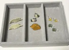 フェリシモ　イヤリング　4種　ピンズ　ノンホールピアス　リーフモチーフ　秋