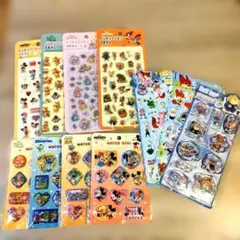 ディズニーシール まとめ売り ウォーターシール ぷくぷくシール ステッカー