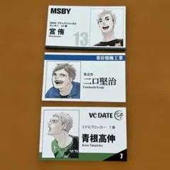 ハイキュー ファンパーク 名刺カード