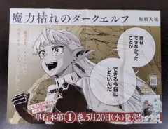 魔力枯れのダークエルフ 約A3両面広告チラシ - メルカリ
