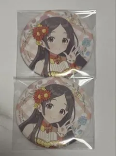 学園アイドルマスター 紫雲清夏 よみうりランド はなびより 缶バッジ 2