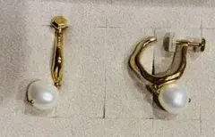 CHIEKO+ 415. deco pierce ホワイト ゴールド - メルカリ