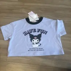 新品未使用品 タグ付き サンリオ クロミ 120cm 半袖Tシャツ パープル