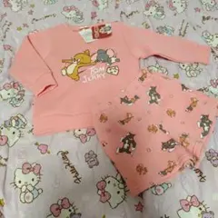 トムとジェリー　セットアップ　トレーナー　パンツ　80