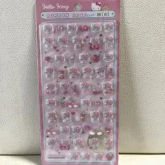正規品ボンボンドロップシールミニキティ　ハローキティ　ピンク