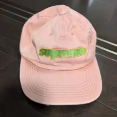 Supreme ピンク ベースボールキャップ