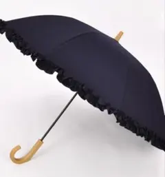 新品未使用 サンバリア100 長傘 Mサイズ フリル ブラック - メルカリ