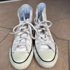 Converse All Star ホワイト ハイカットスニーカー