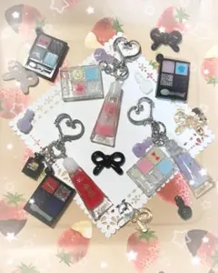 りりこ様専用　アイシャドウ&リップグロス　レジンチャーム　6点