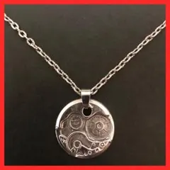 アンティークシルバーカラーのムーブメント（時計）のネックレス⭕️商品説明必読