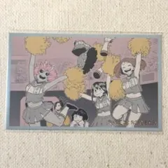 ヒロアカ 原画展 メモリアルコレクション 箔押しカード A組 女子 チア