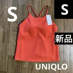 UNIQLO クレープジャージーブラキャミソールS