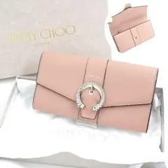 ✨Sランク・箱付き✨　JIMMY CHOO 長財布　マルティナ　グレイニーレザーのサムネイル