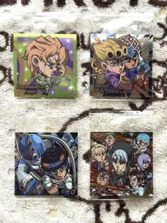 ジョジョの冒険ウエハースシール5弾　4枚セット〜