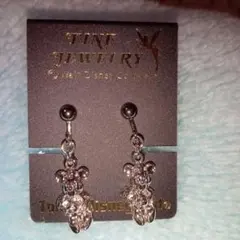 購入可　ミニーマウス　ミニーちゃん　ディズニーランド　イヤリング　耳飾り