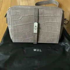 M.U.L ボディーバッグ　クロコダイル型押し