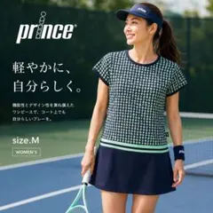 93美品　prince テニス　ワンピース　ボール柄のサムネイル