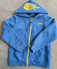 THE NORTH FACE 青色　フルジップ パーカー 140