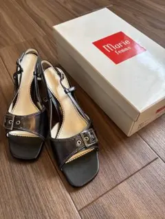 新品❣️Marie femme サンダル ブラック 24cm Eのサムネイル