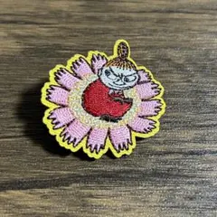 ムーミン刺繍ピンバッジ リトルミイ
