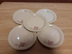 花柄　小皿　5枚セット