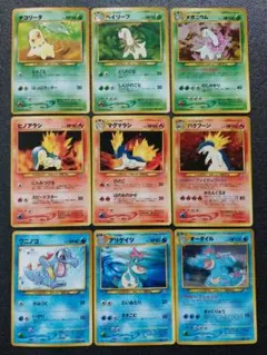 ポケモンカードneo プレミアムファイル 付属カード 9枚セット