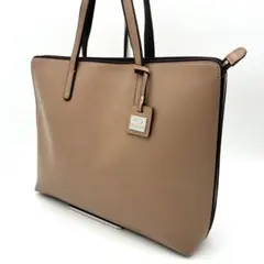 【PELLE BORSA】トートバッグ ベージュ レザー A4 ユニセックスのサムネイル