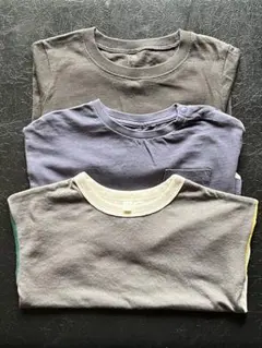 ELFIN DOLL＋無印／長袖Tシャツ×3点セット(70〜90)