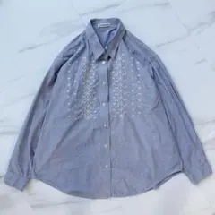 CRaFT HIRO クラフトヒロ マル襟シャツ 花柄 白黒 Mサイズ - メルカリ