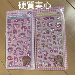 未使用 2枚キャラクター 3D ぷくぷく シール 立体ステッカー 高品質硬質実心