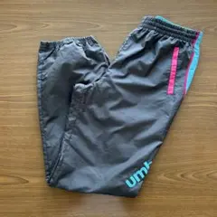 umbro ピステパンツ グレー/ターコイズ/ピンク