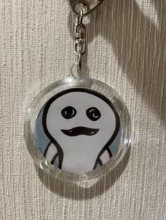 希少！　平成　おさわり探偵なめこ栽培キット マサル　アクリル　円形　キーホルダー