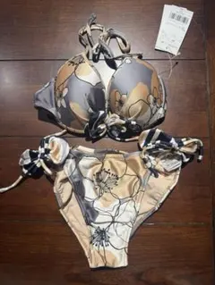 LaFont 花柄 セパレート水着 9M