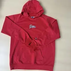 Slugger レッド フード付きパーカー