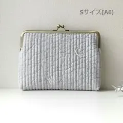 【再販】母子手帳・お薬手帳ケース Sサイズ ヌビ刺繍 ムーンスター マルチケース