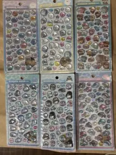 【正規品】水族館ボンボンドロップシール 6パックセット