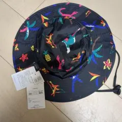 新品未使用　タグ付　KiU キウ　パッカブルサファリハット　レインハット　恐竜