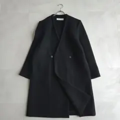 COMMONO reproducts ウール カラーレス コート 裏地なし