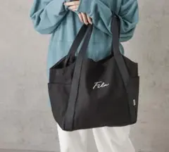 フィラ FILA マルシェバッグ トートバッグ キャンバス　ブラック