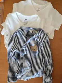 GAP ストライプ 3~6Month &　 GAP　白肌着　6~9Month