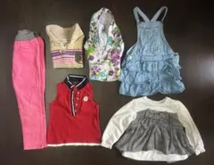 子供服　110cm 女児用　ブランド服上下詰め合わせセット