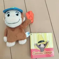 おさるのジョージ ぽってりマスコットPlaying